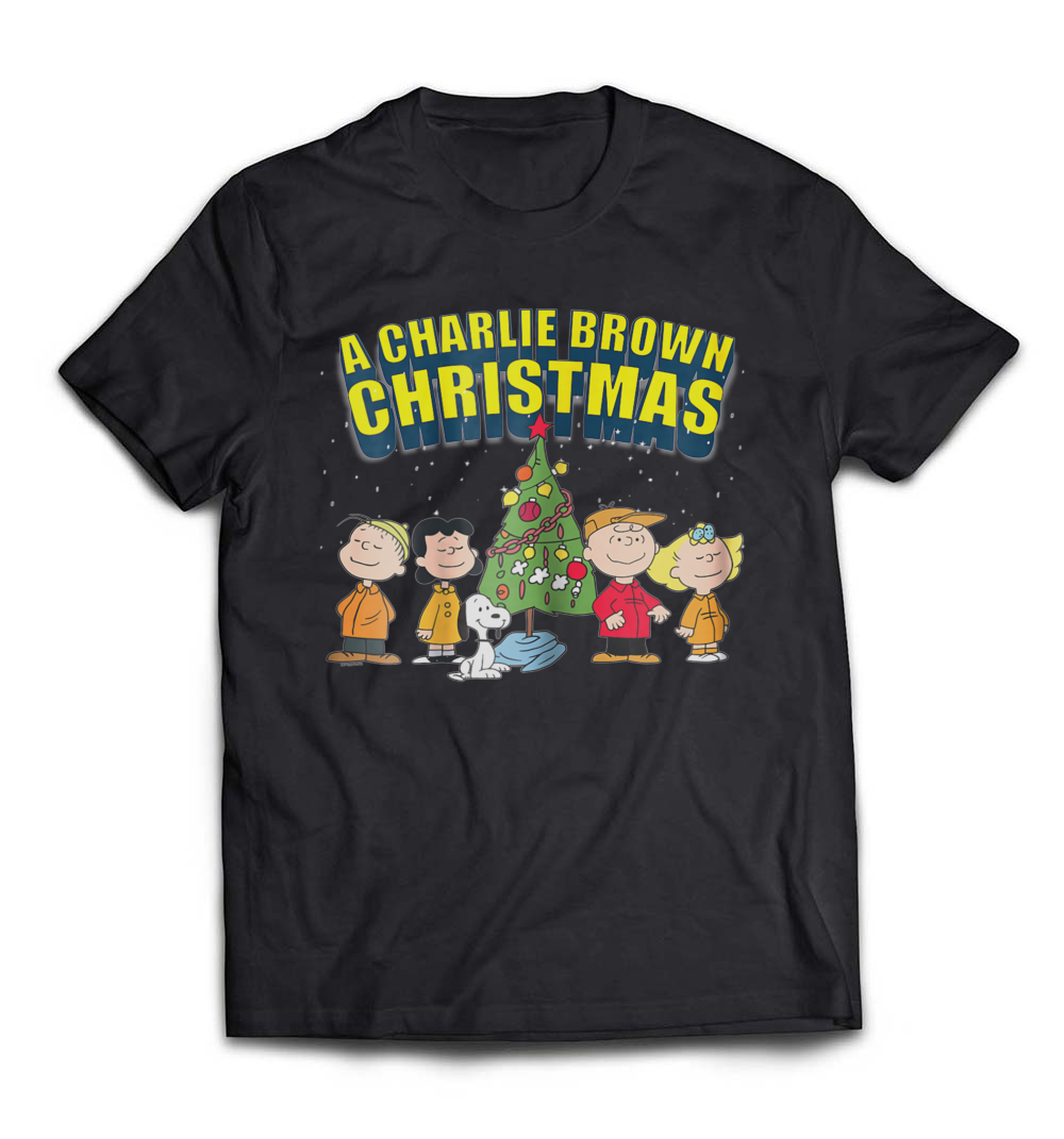 “Peanuts Charlie Brown Christmas Special” T-Shirt – A Festive Tee for Peanuts Fans